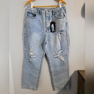 Super High-Rise Straight Jeans